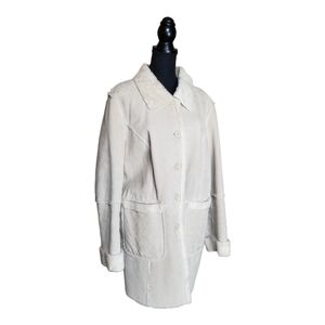 Westbound II Ladies Cream Suede/Leather Sheared Fur Lining